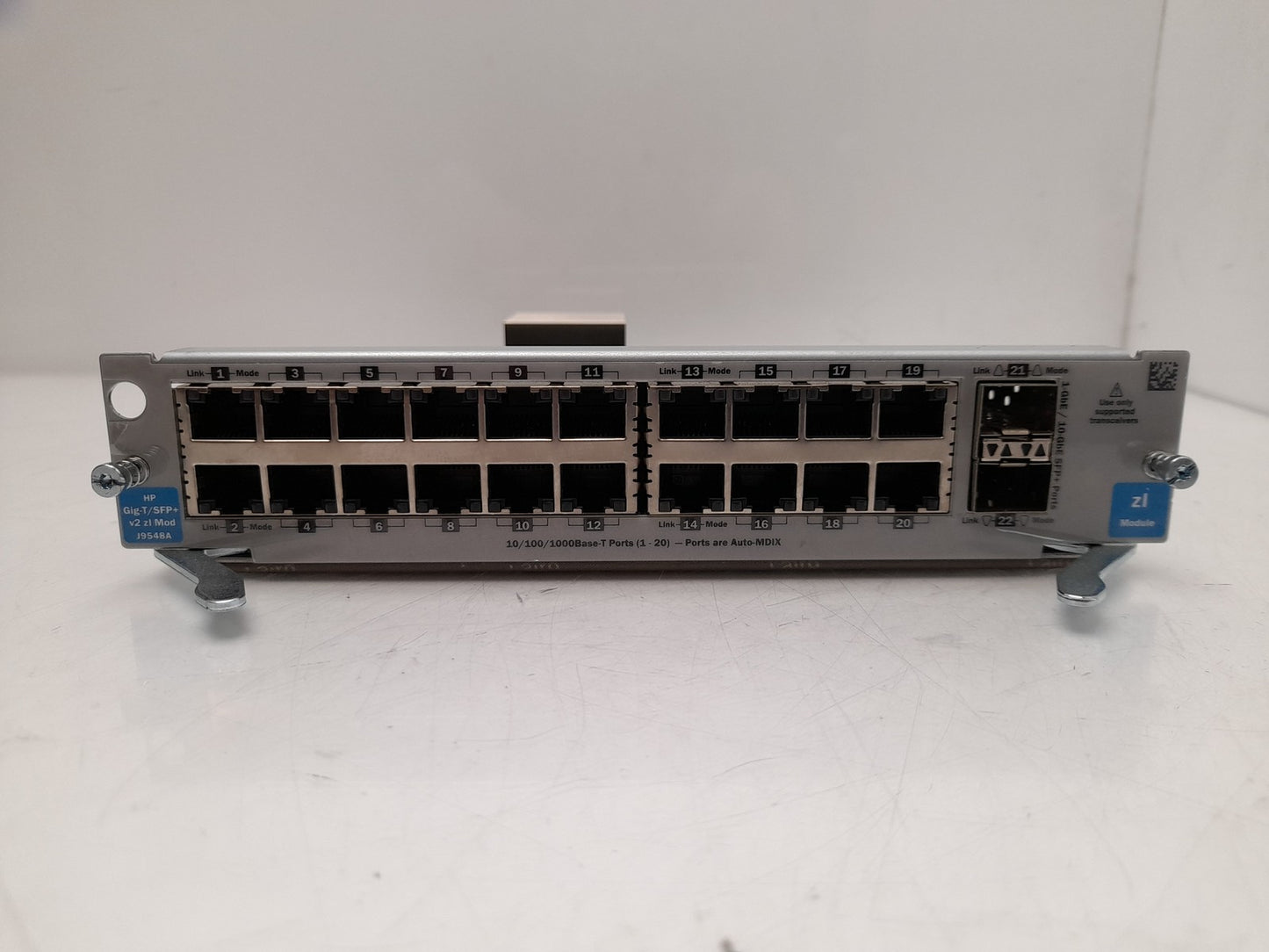 HP ProCurve E5412 20 Port Gig-T 2 Port SFP+ V2 ZL Switch Module J9548A