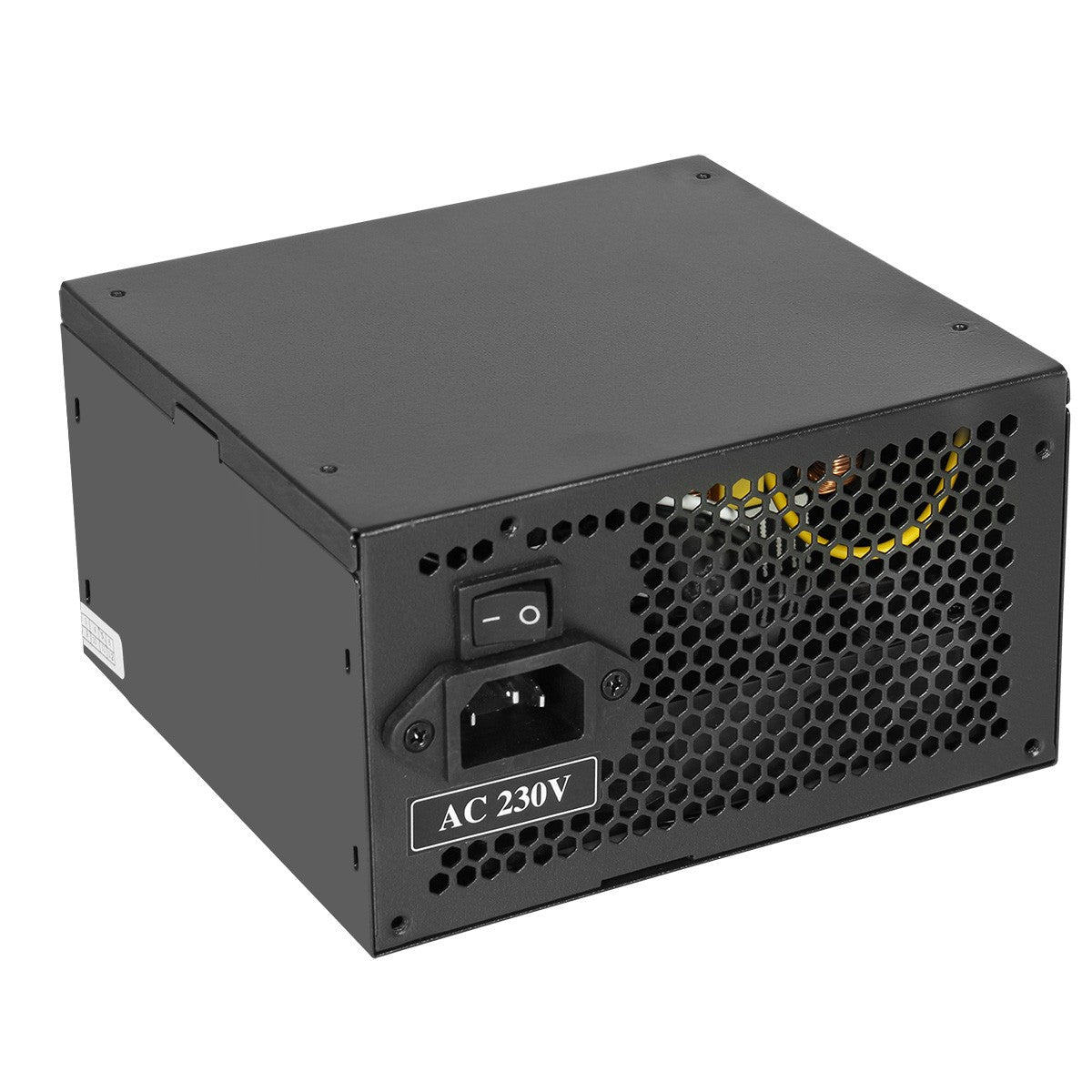 ACE 500W Black ATX Desktop Gaming PC - PSU Power Supply 120mm Red Cooling Fan