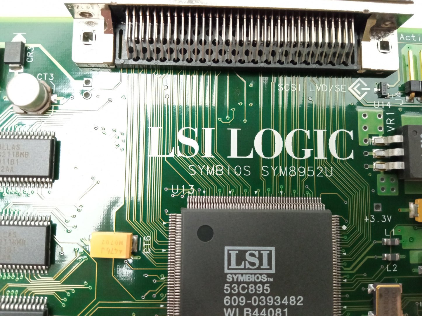 LSI Logic Symbios SCSI Controller PCI Card SYM8952U 5064-7466