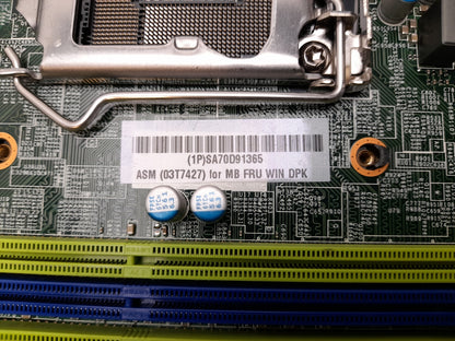 Lenovo ThinkCentre M800 DDR4 LGA 1151 Motherboard With I/O Shield 03T7427