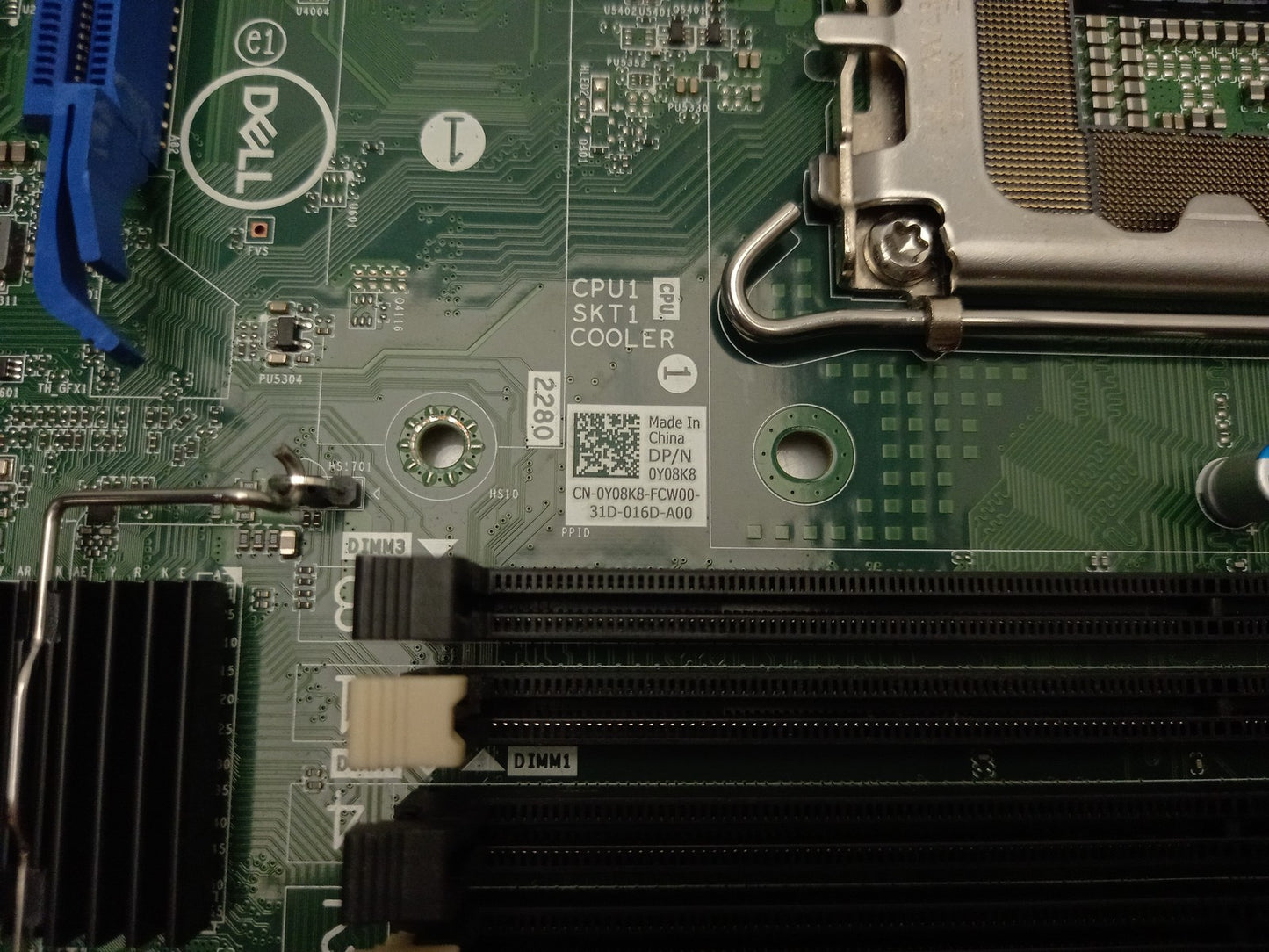 Dell OptiPlex 7000 Series LGA 1700 DDR4 Desktop Motherboard 0Y08K8 Y08K8