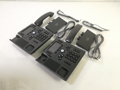 Job Lot 2x Cisco 6871 Multi Platform IP  VOIP PoE Desk Phone
