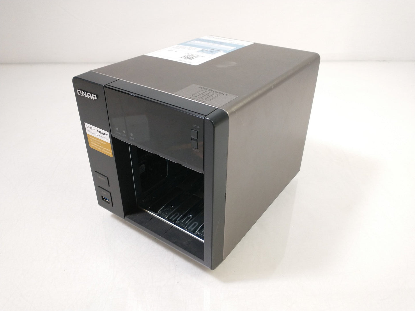 QNAP TS-453A 4-Bay Network Attached Storage NAS - Spares Or Repair - No Boot