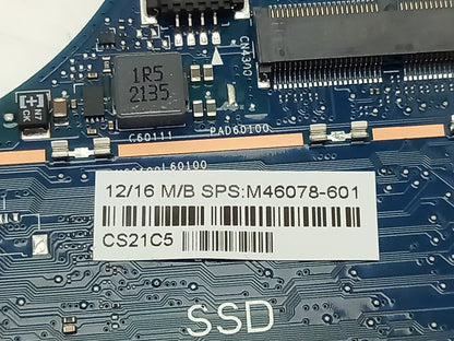 HP EliteBook 830 G8 Laptop Motherboard i5-1135G7 2.40 GHz 16GB RAM M46078-601