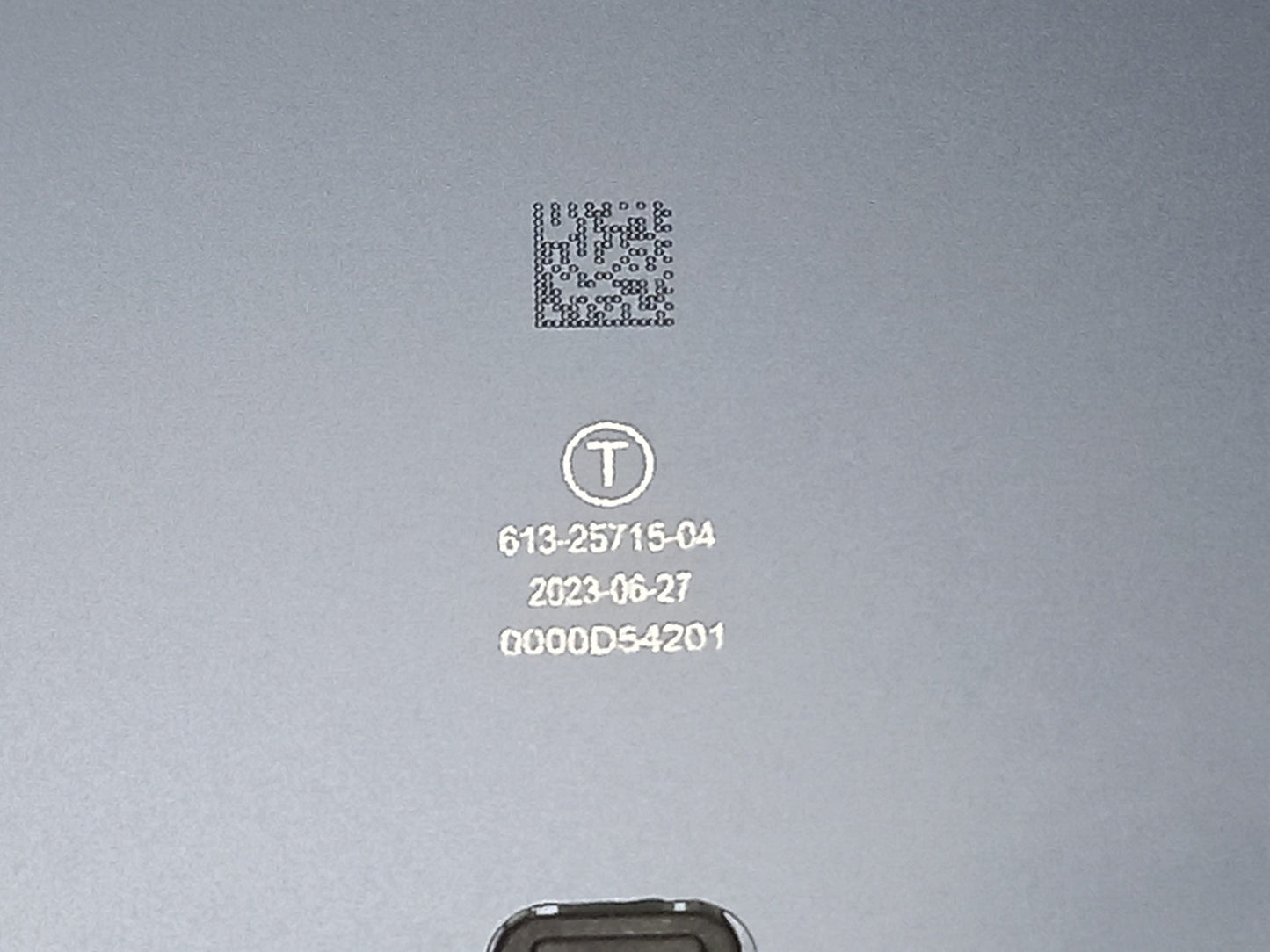 Apple MacBook Air A2941 15 Laptop Bottom Chassis Panel Lid Midnight 613-25715-04