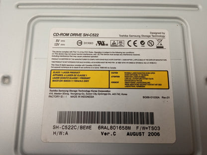 Toshiba Samsung SH-C522/BEWE Vintage Beige CD-ROM Disc Drive