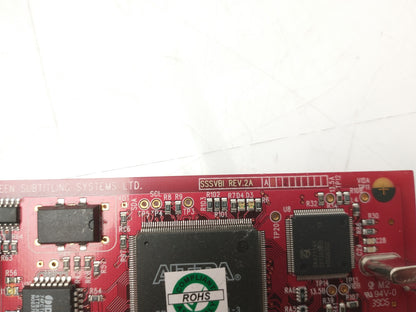 Polistream SSSVBI.2A VBI Grabber REV.2A Screen Subtitling System PCI Card