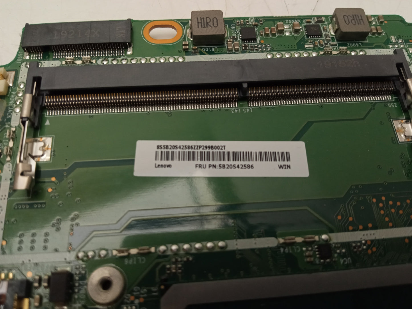 Lenovo Thinkbook 13S-IWL laptop Motherboard i5-8265U 1.60GHz CPU DDR4 5B20S42586