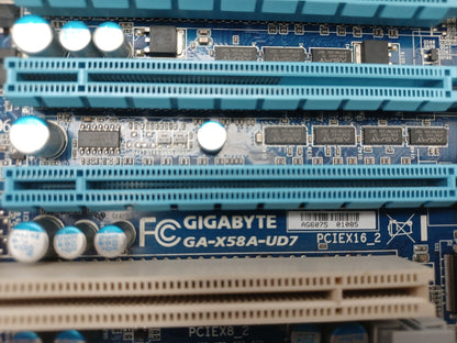 Gigabyte GA-X58A-UD7 Intel i7-930 (SLBKP) DDR3 ATX Motherboard With I/O Shield