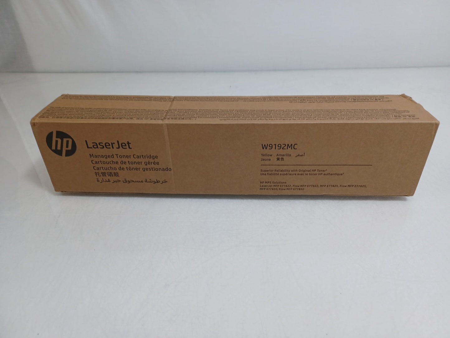Genuine HP W9192MC LaserJet Managed Yellow Toner Cartridge - Damaged Box