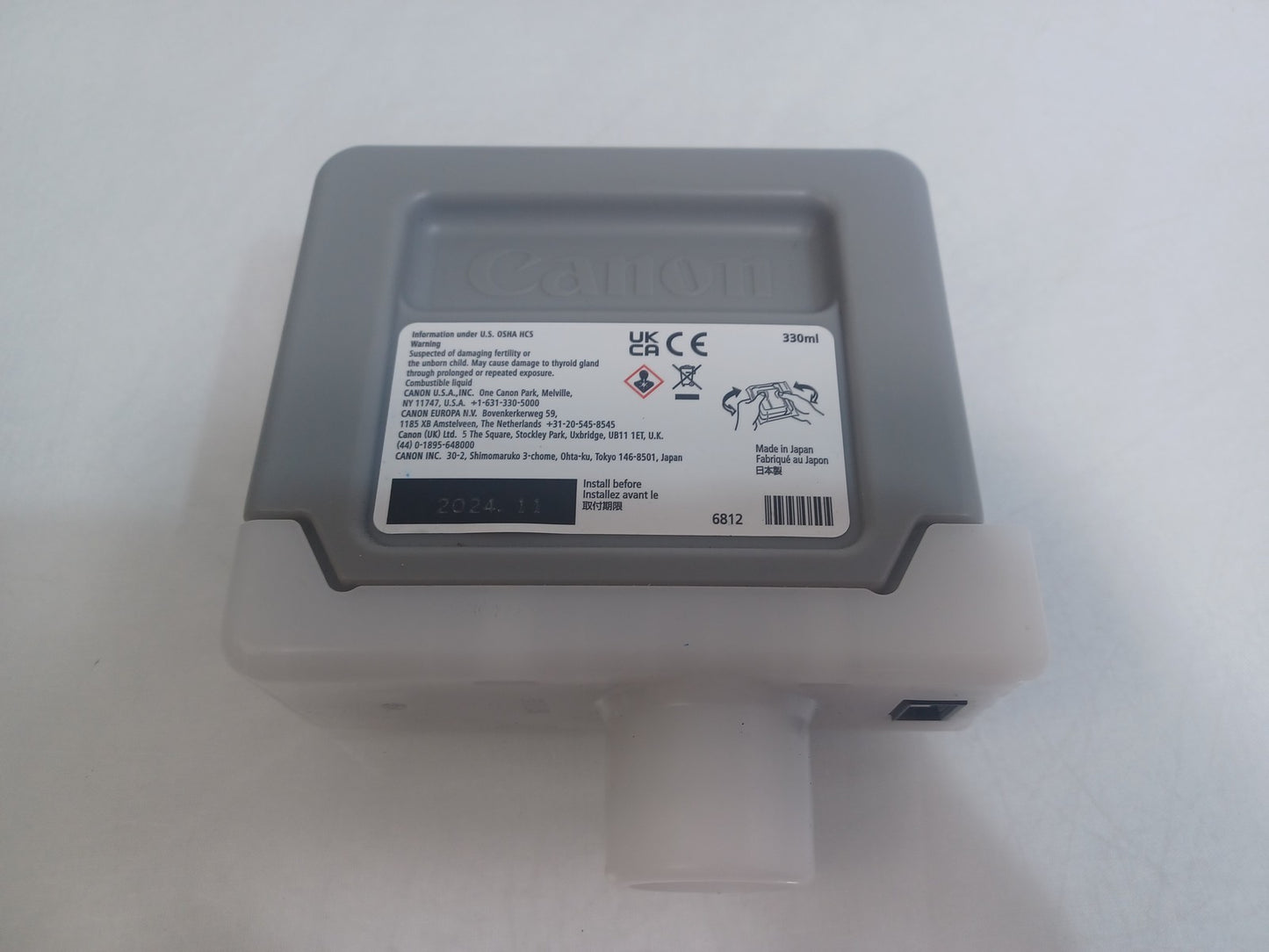 Genuine Canon PFI-307Y Ink Tank 330ml Yellow - New - Expiry 11/2024