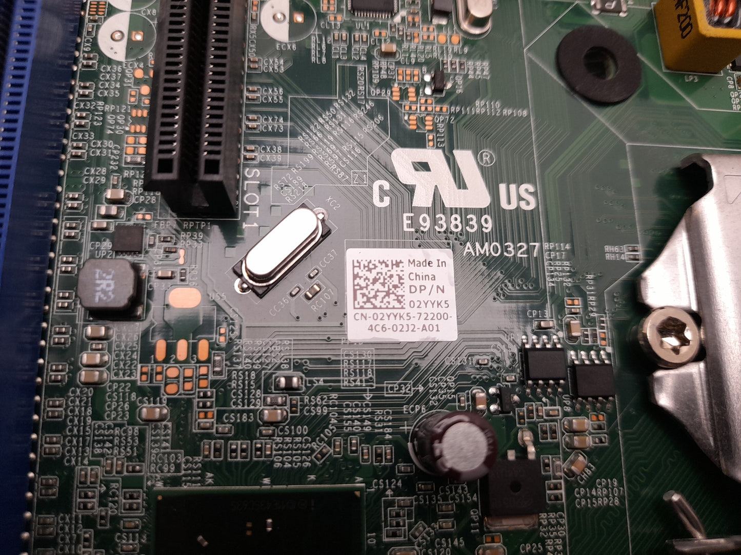 Dell OptiPlex 7020 SFF Socket LGA1150 DDR3 Motherboard 02YYK5 2YYK5