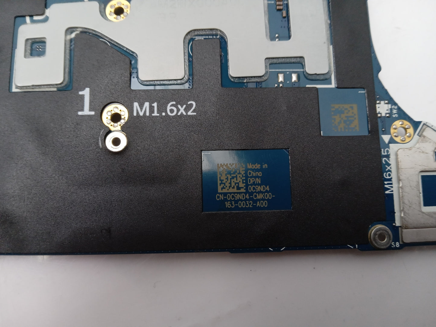 Dell XPS 13 9310 14" Motherboard i5-1135G7 2.4 GHz CPU 8GB 0C9ND4 C9ND4 - Faulty