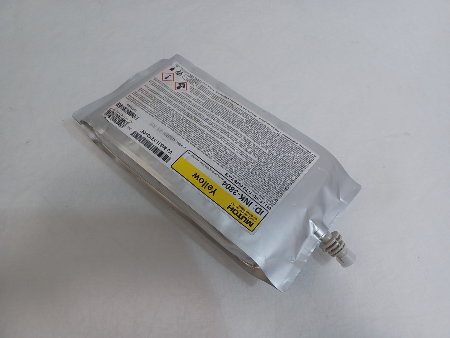 Mutoh Eco Solvent ValueJet VJ-MS31-YE1000E 1000ml Yellow - Expiry 28/06/2025