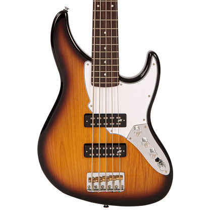 Fret-King Perception Custom 5 String Bass Guitar ~ Original Classic Burst