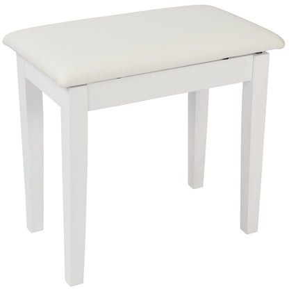 Kinsman KPB01WH Piano Bench with Storage ~ Satin White