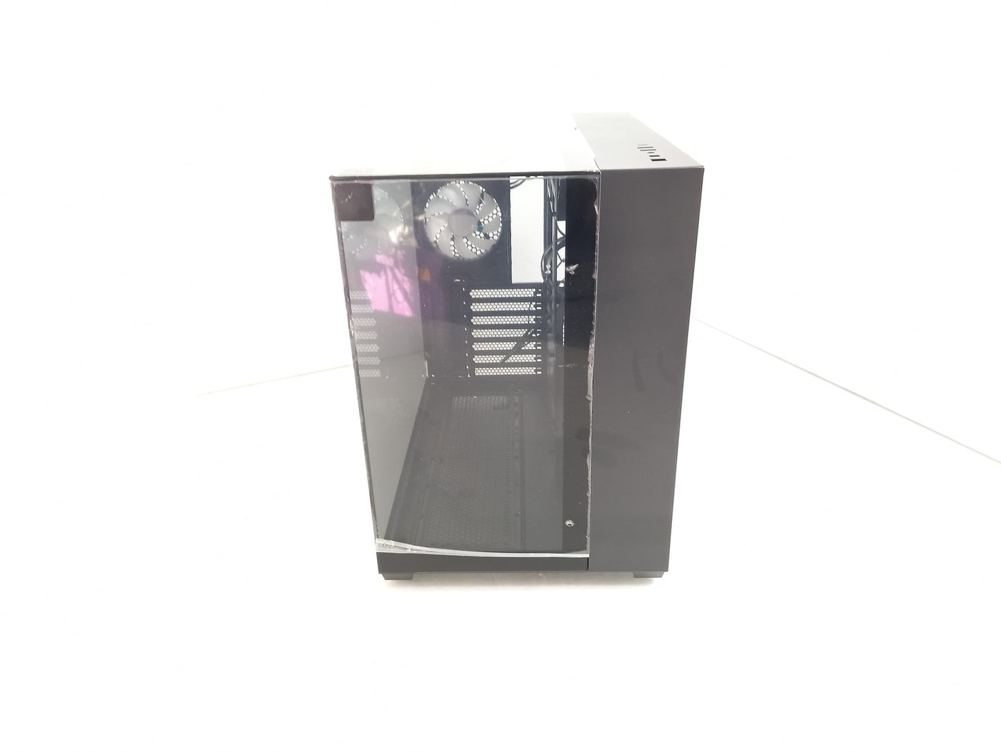 Vida Visio Mid Tower ATX Tempered Glass Windowed Gaming Desktop Case - No I/O