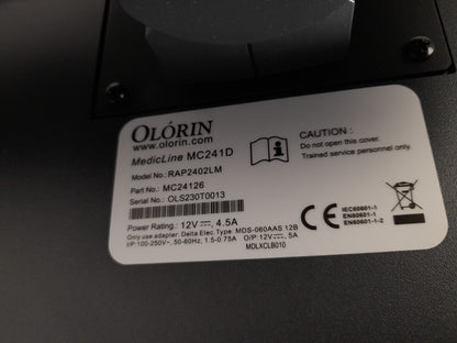 Olorin MedicLine MC241D 24" DVI-D VGA 1920 x 1200 Monitor With Tall Stand