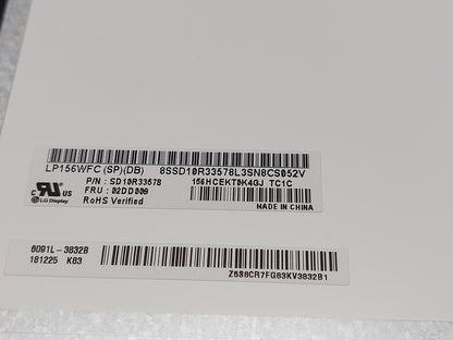 LG Display LP156WFC (SP)(DB) 15.6" Replacement Laptop LCD Display Panel