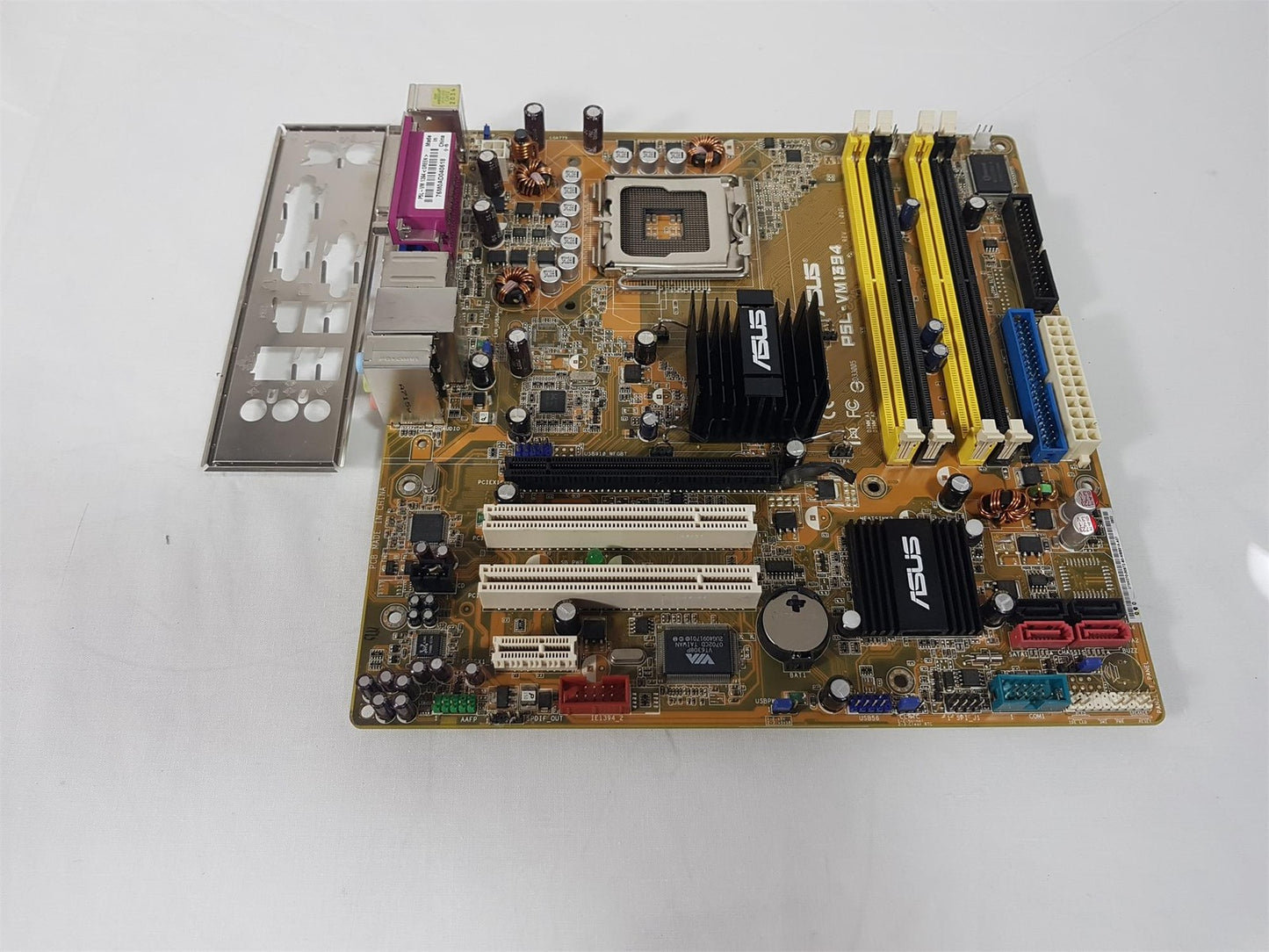 ASUS P5L-VM1394 LGA775 DDR2 MicroATX Motherboard With I/O Shield