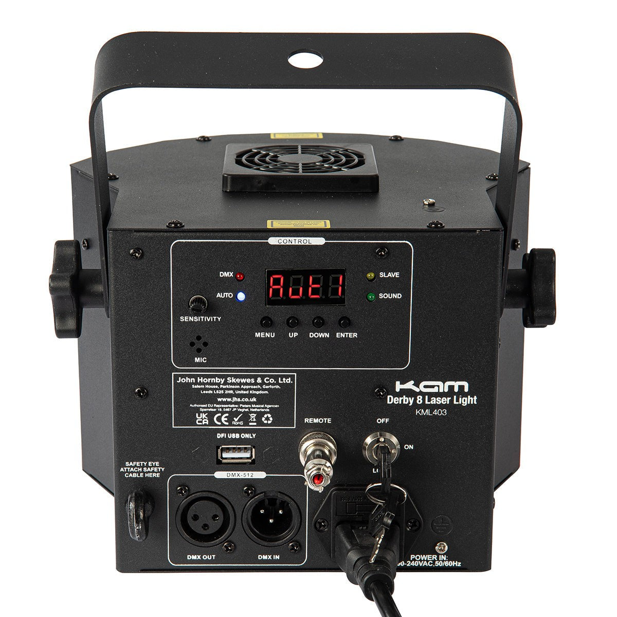 KAM KML403 Derby 8 Laser Light - With Remote