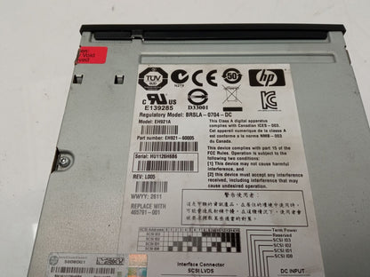 HP StorageWorks Ultrium 1760 LTO-4 SAS Tape Drive EH921-60005 465791-001