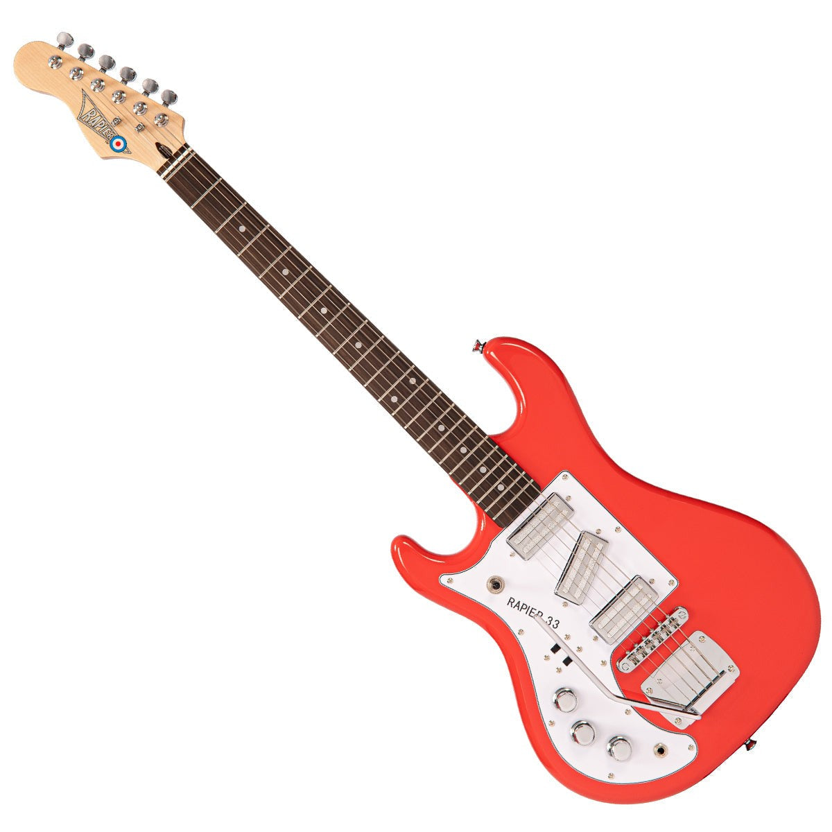 Rapier 33 Left Hand Electric Guitar ~ Fiesta Red