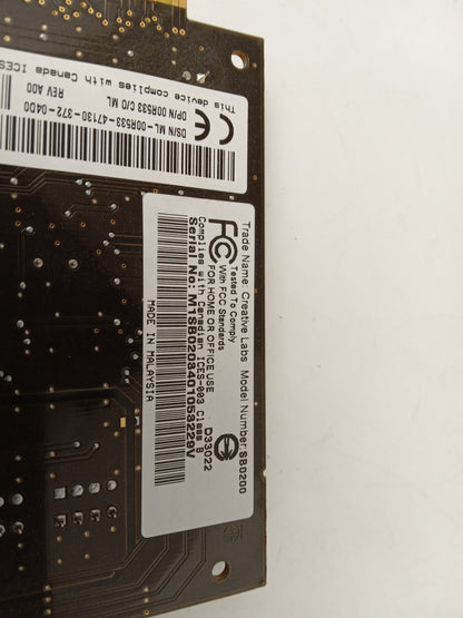 Creative Labs SB0200 Sound Blaster Live! PCI Sound Card Dell 00R533 0R533