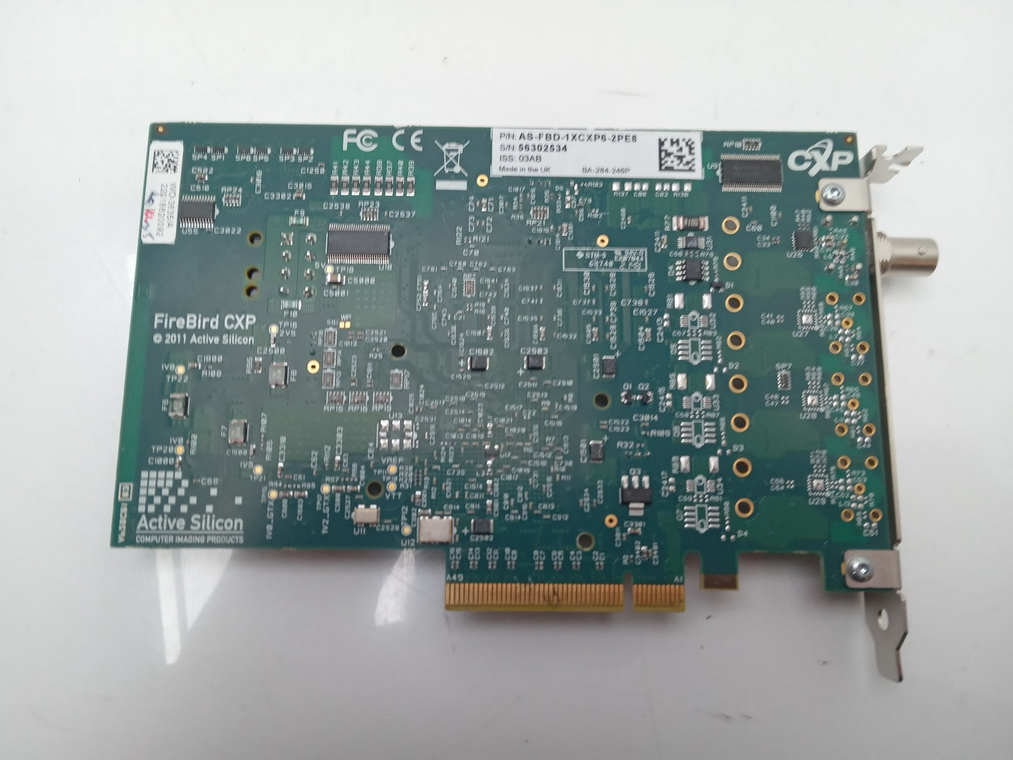 Active Silicon FireBird CXP Frame Grabber Card AS-FBD-1XCXP6-2PE8 - No Heatsink