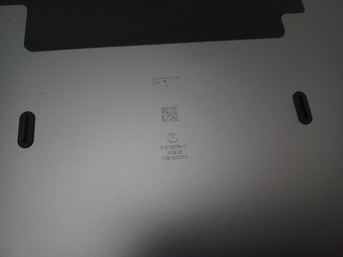 Apple Mac Book A1708 Space Grey Laptop Bottom Panel Chassis Cover 613-03578-10