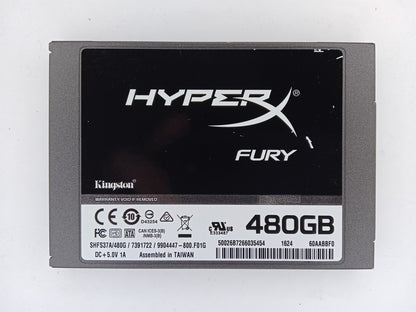 Kingston HyperX Fury SHFS37A/480G 480GB 2.5" Solid State Drive SATA SSD