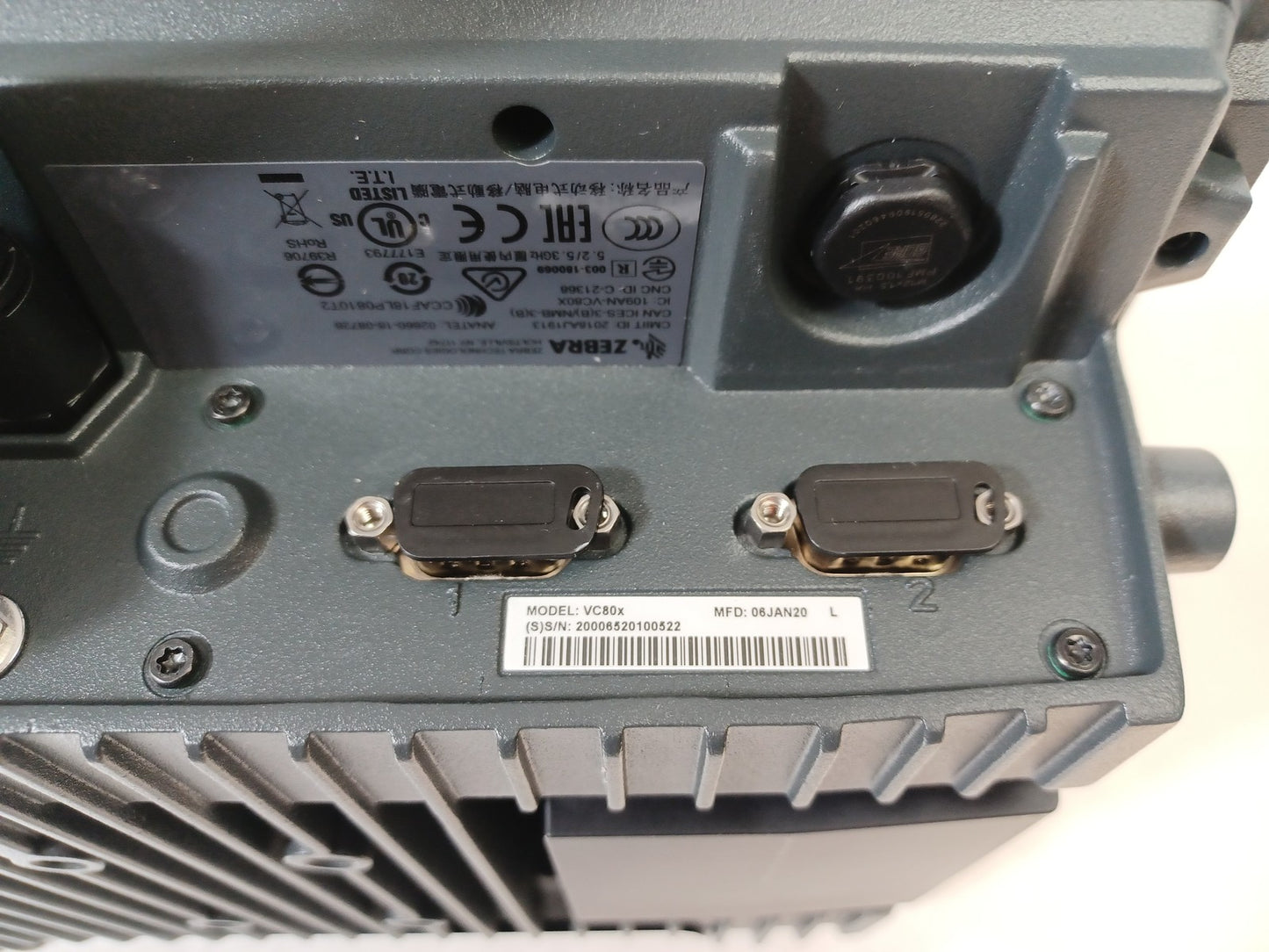 Zebra VC80X 10.4" Ultra-Rugged Vehicle Mount Computer VC80X-10SSRAABBA-I