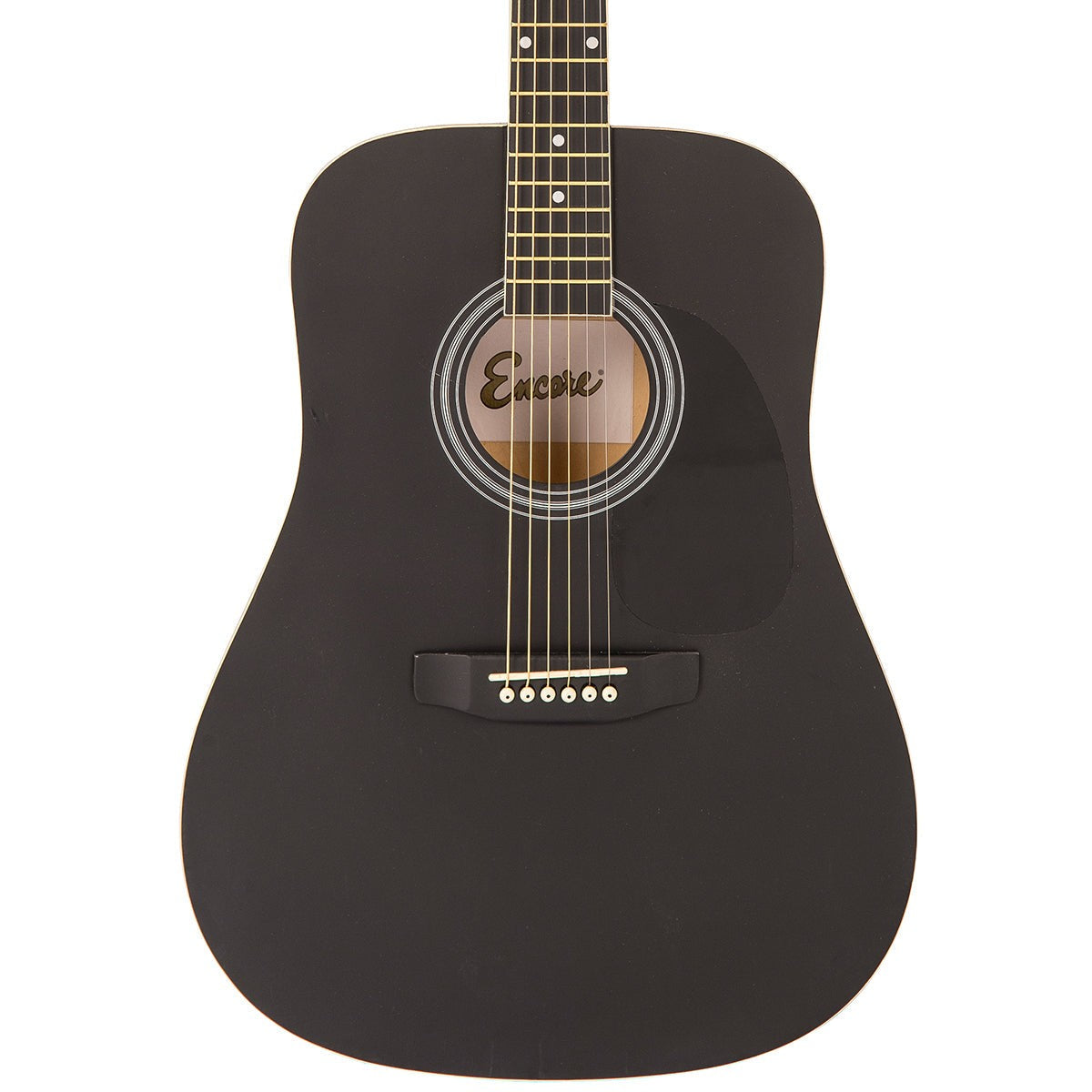 Encore Dreadnought Outfit Black Guitar - With Carry Case