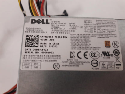 Dell PowerEdge T110 305W Power Supply Unit 0J33F2 J33F2