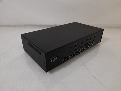 BlackBox HD6224A 4K60 4 Port HDMI Dual-Monitor KVM Switch - With Power Supply