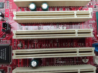 MSI 845E MAX MS-6566E Ver.2 PGA478B DDR ATX Motherboard with 2.4Ghz