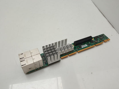 SuperMicro AOC-UR-I4XT 1U Quad Port RJ-45 10GbE Riser Card