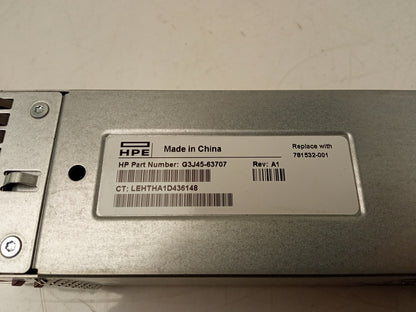 HPE StoreVirtual 3200 Cooling Fan Assembly G3J45-63707 781532-001