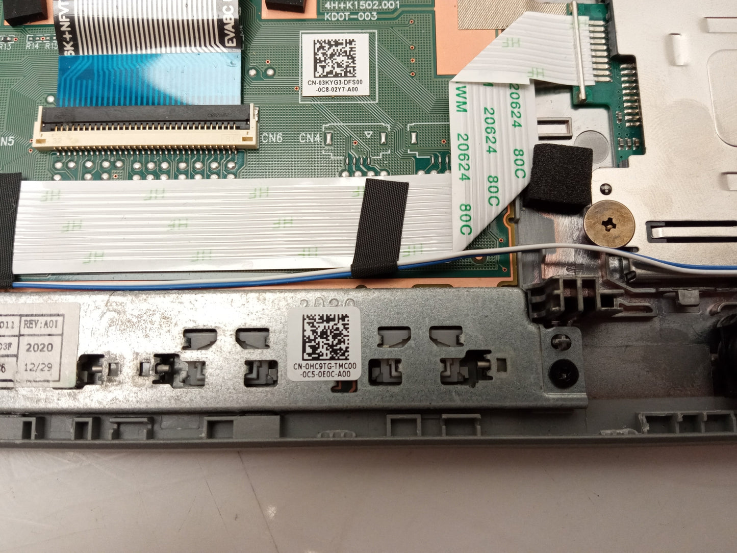 Dell Latitude 5310 Laptop UK Keyboard Touchpad Palmrest Assembly 03KYG3 00J29J