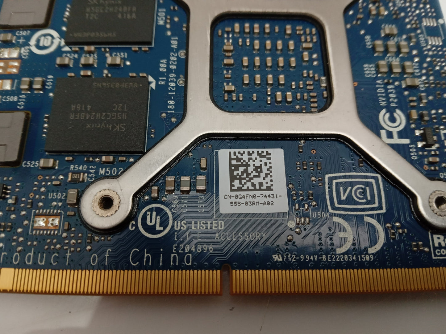 Dell Precision M4800 NVIDIA Quadro K2100M 2GB Video Graphics Card 0G4FN0 G4FN0