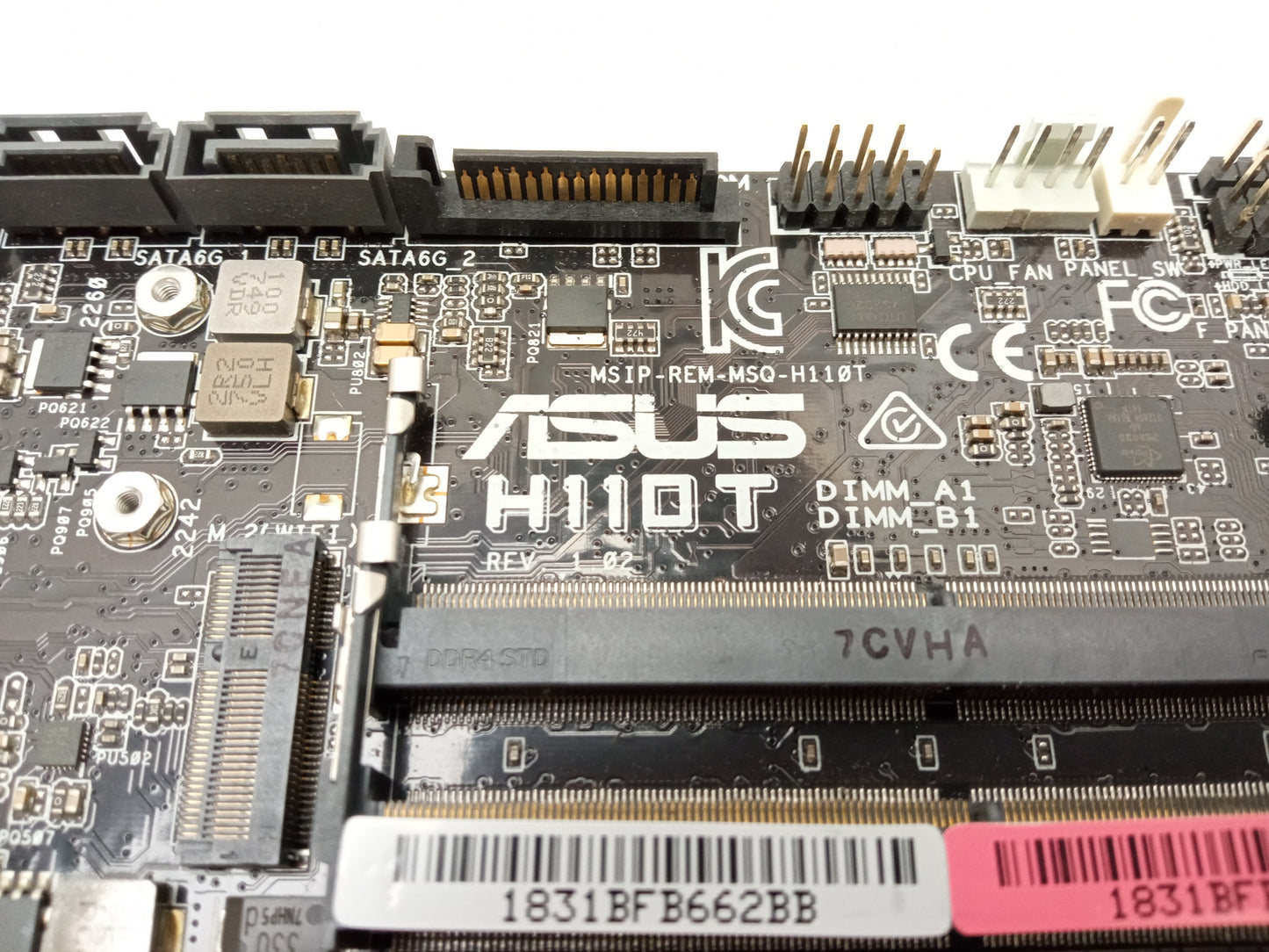 Asus H110T Socket 1151 DDR4 Mini-ITX Motherboard With I/O Shield and PSU