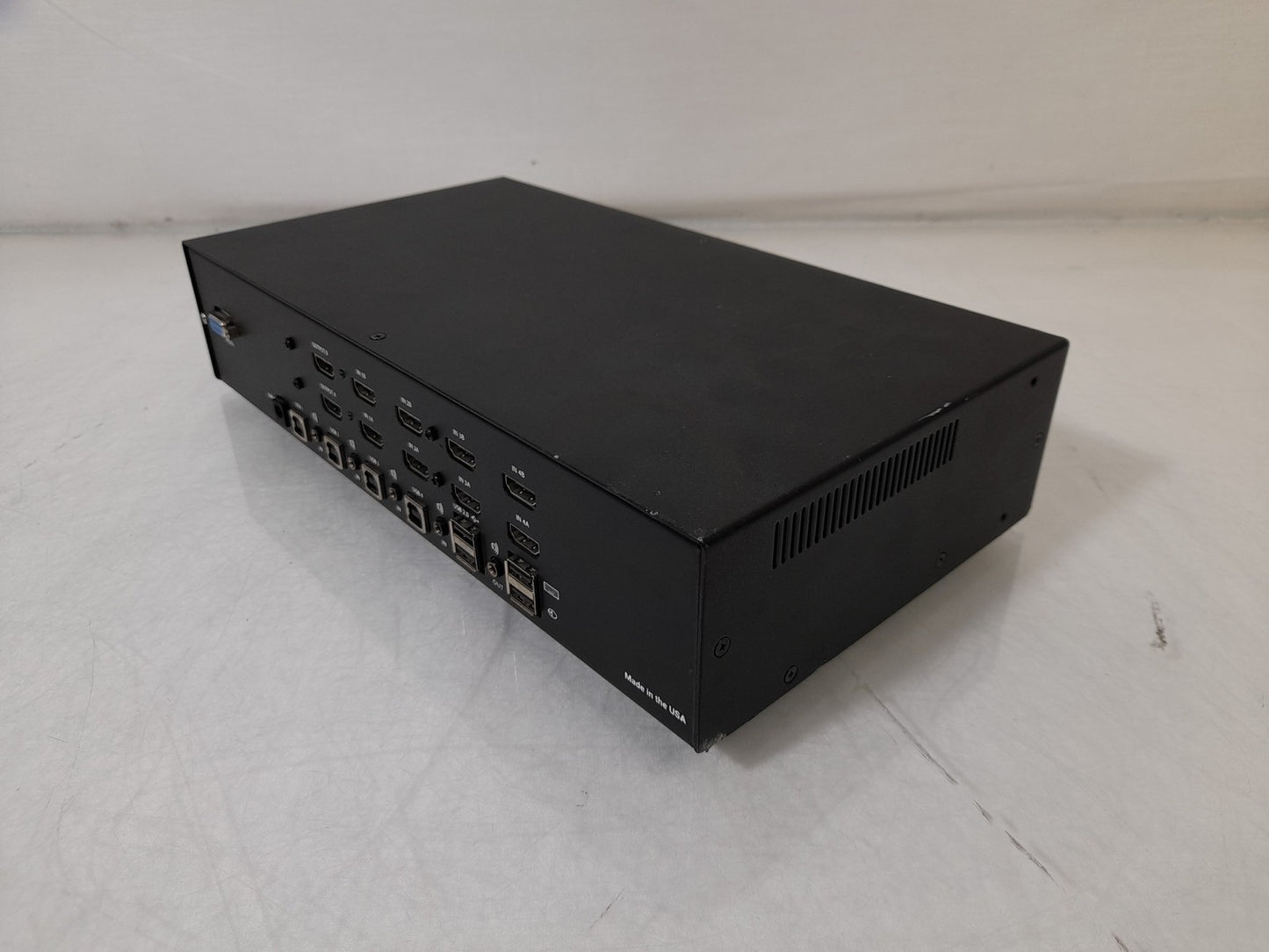 BlackBox HD6224A 4K60 4 Port HDMI Dual-Monitor KVM Switch - With Power Supply