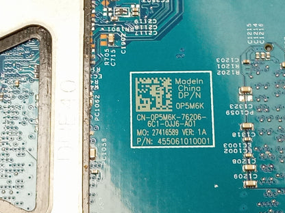Dell Latitude 3470 Laptop Motherboard i3-6100U 2.30 GHz CPU DDR3 0P5M6K P5M6K