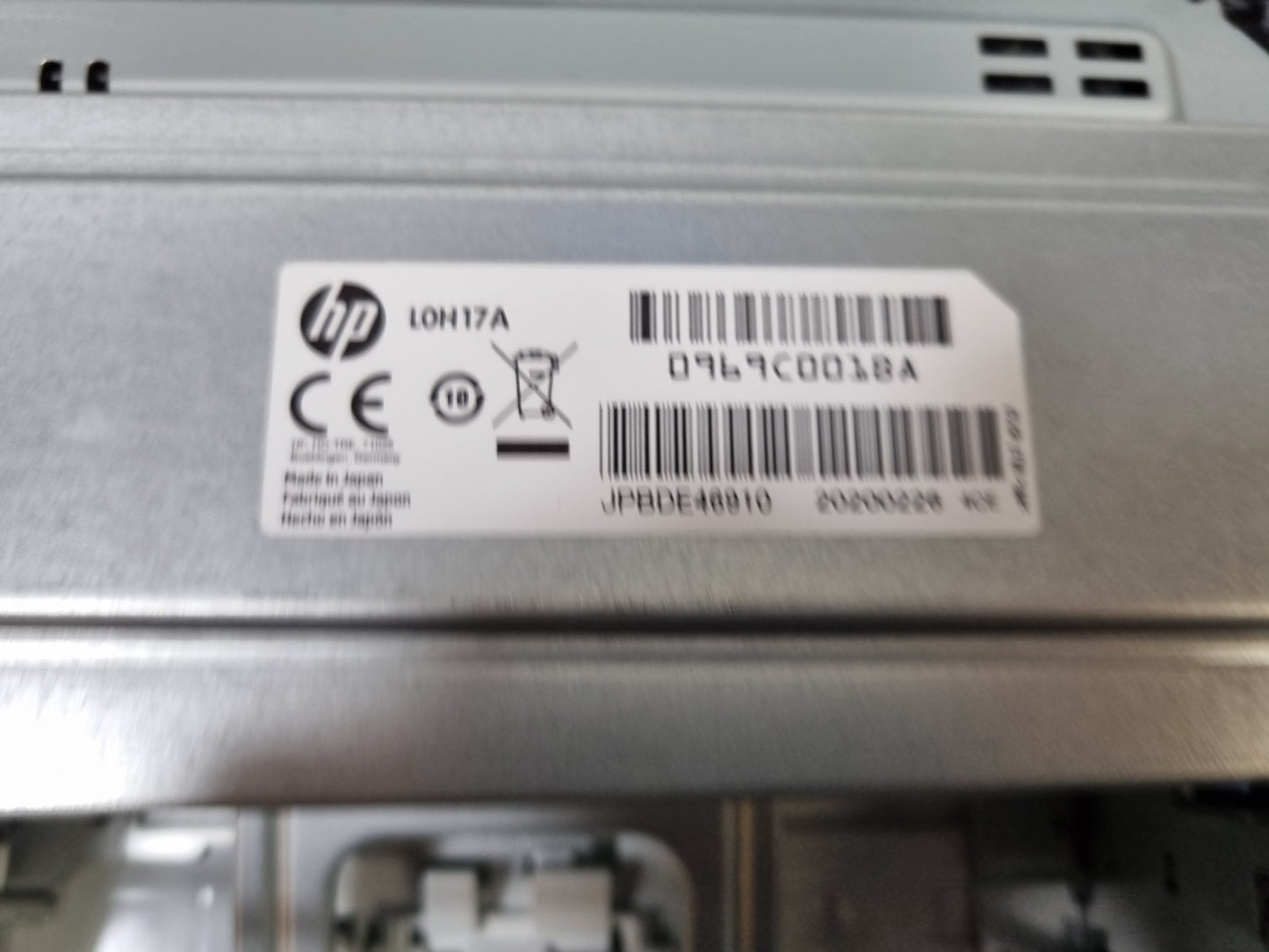 HP LaserJet M607 M608 M609 550 Sheet Paper Tray Feeder Assembly L0H17A