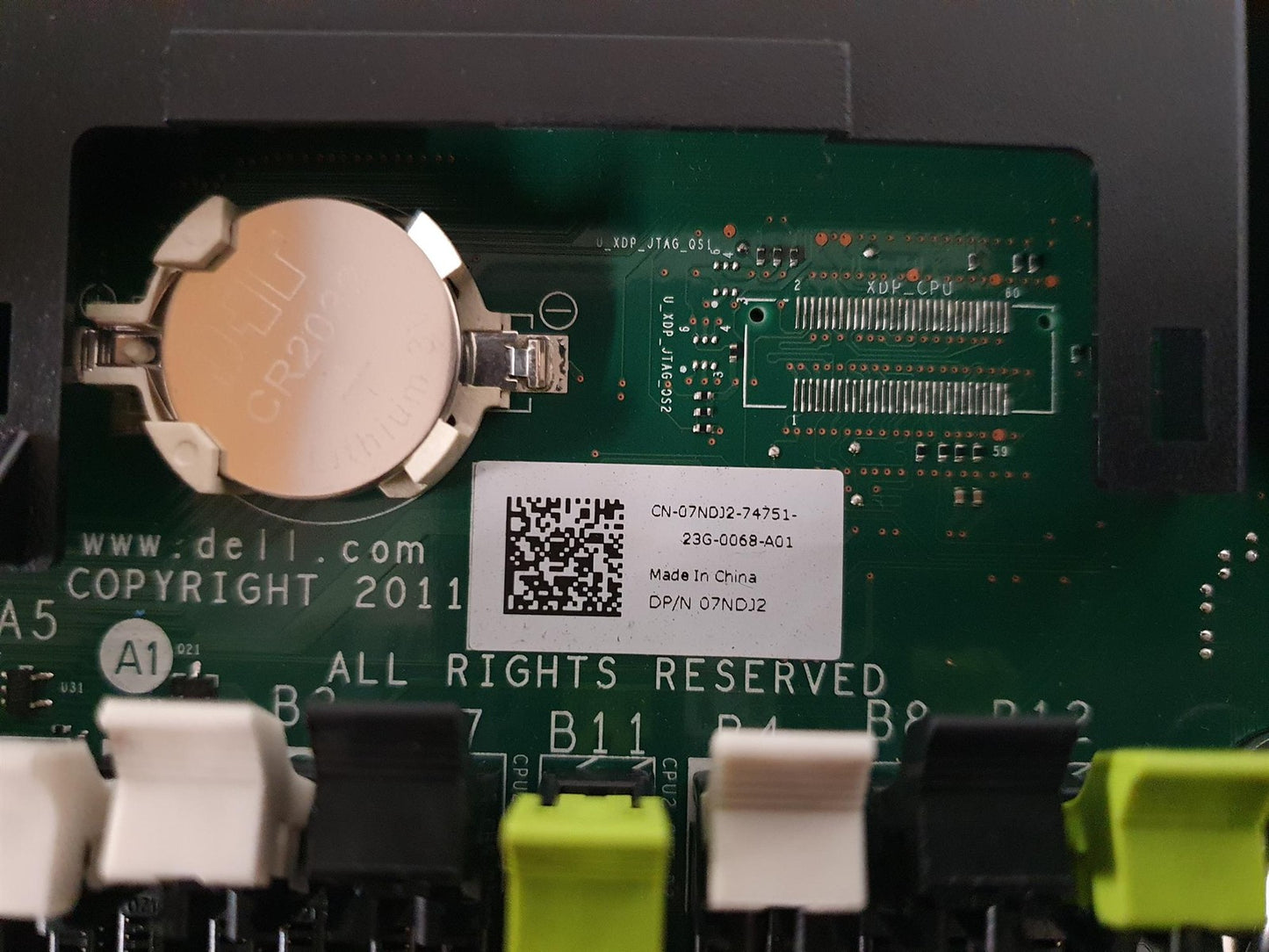 Dell PowerEdge R620 Dual Socket LGA2011 DDR3 Server Motherboard 07NDJ2 7NDJ2