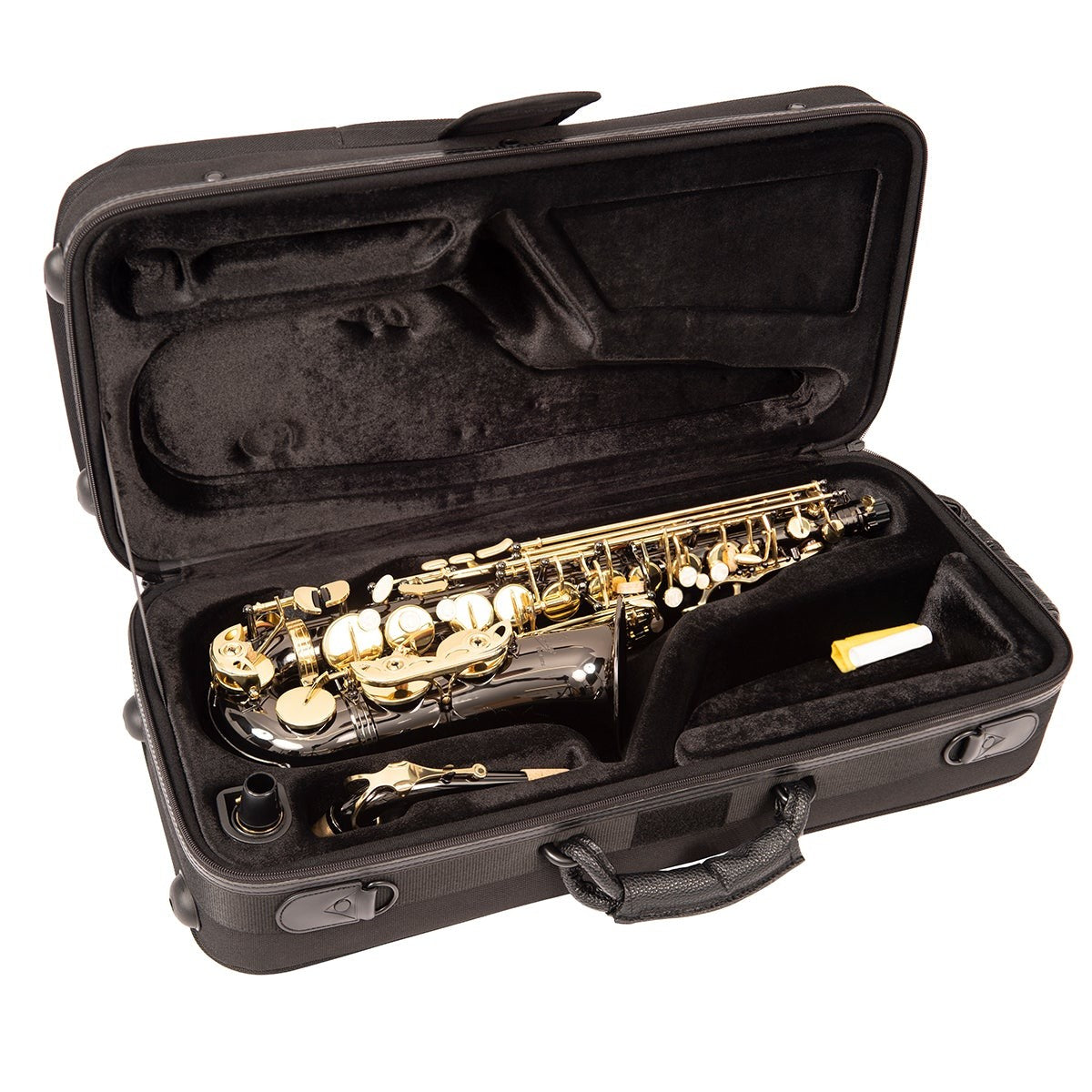 Odyssey Premiere 'Eb' Alto Saxophone Outfit ~ Black/Gold - With Case