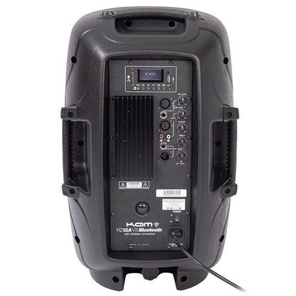 KAM RZ12ABT 12" 1000W Active DJ PA Speaker - With Bluetooth