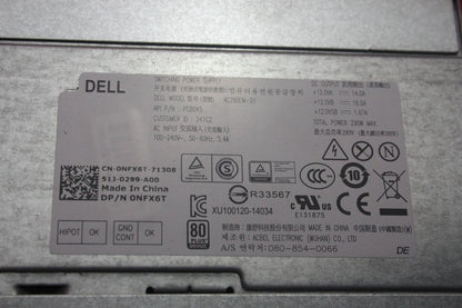 Dell OptiPlex 7020 9020 290W Power Supply Unit 0NFX6T NFX6T