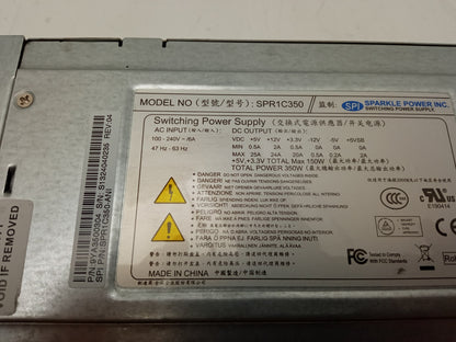 Sparkle SPR1C350 350W Hot Swap Power Supply Unit SPR1C350-ANI