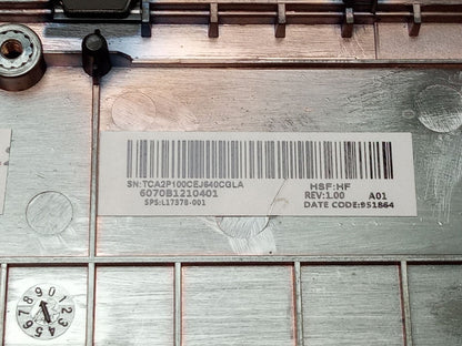 HP Elitebook 850 G5 Keyboard Trackpad Palmrest Assembly L17378-001